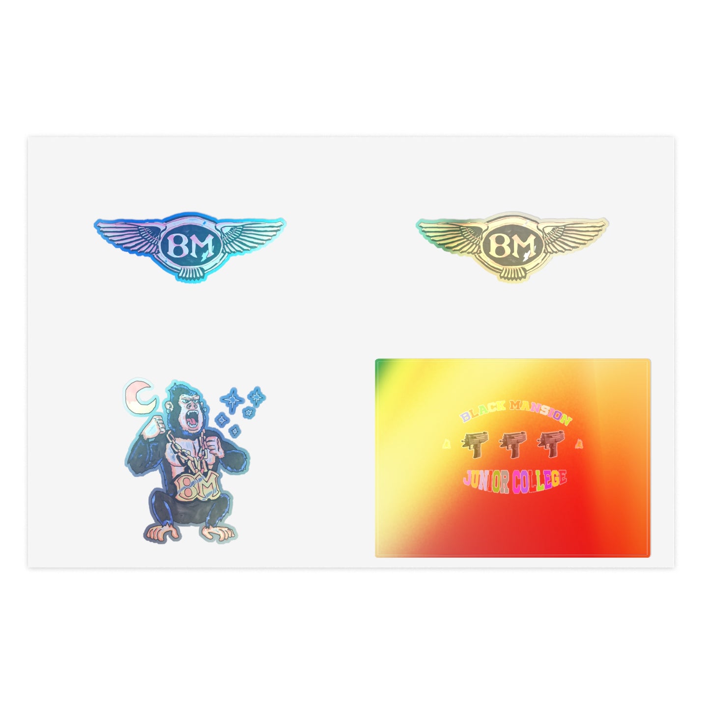 Black Mansion Sticker Pack (Vol. 1)